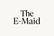 Put the word The in front of E-Maid same font same size. 